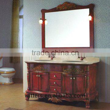 WTS-1211 Hot Sale Special Classic Bathroom Furniture With Side Lockers Cabinets photo-3