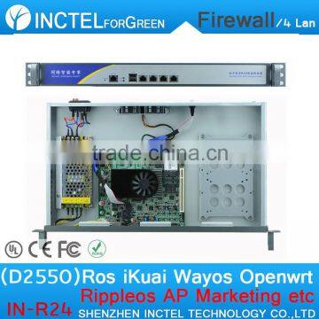 4 Gigabit Bytevalue Fanless Firewall with Intel ATOM D2550 Dual Core 1.86Ghz SIM Card 3G support