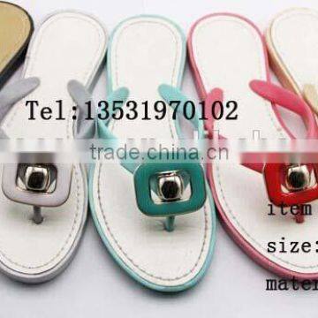 PCU colorful fashion pcu ladies slipper