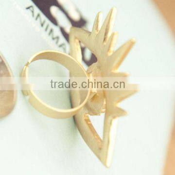 Fashion Jewelry 2016 Pearl Eye Front Opening Ring photo-3