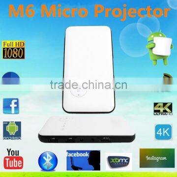 M6 Android 4.4 smart portable micro projector