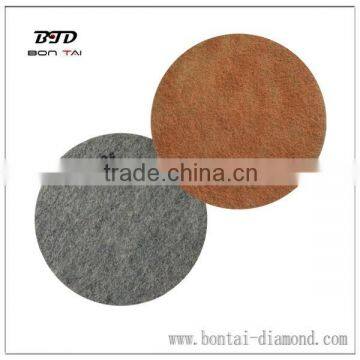 Dry clean polishing pad for floor