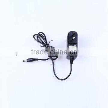 12V 1A EU Switching Power Adapter With 5.5*2.1mm/2.5mm DC Cord