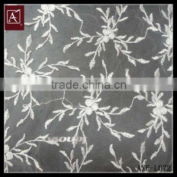 fancy lace embroidery fabric on mesh