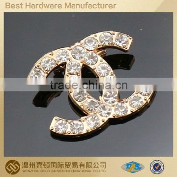 Classic design rhinestone brooch for belt decoration