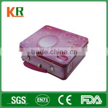 Kairu Pink Mirror Tinplate chinese food packaging box