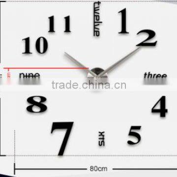 Excellent Luxury DIY 3D Wall Clock Mirror Stickers Watch! photo-3