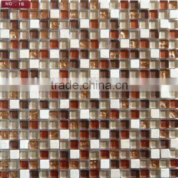 Glass Mix Stone Mosaic Tile