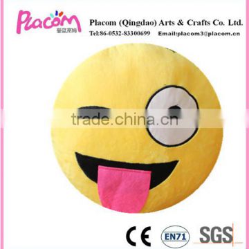 New Design Fashional Top-Selling Cheap Customize PP Cotton Emoji Pillow Plush Toy