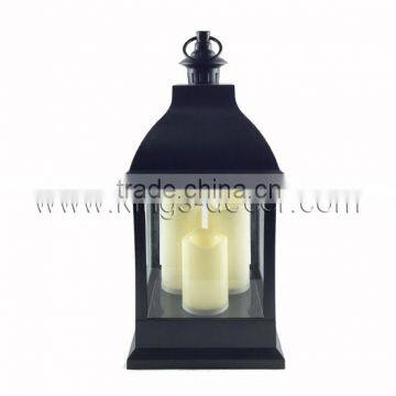 Plastic Candle Holder Lantern With Led Candles photo-3