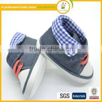 2015 First Grade best selling british canvas baby shoes