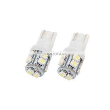 RV LED Light interior lamp 12V DC Car Vehicle T10 Xenon White LED 10smd Wedge Car Light Bulb Lamp W5W 194 168 158 192