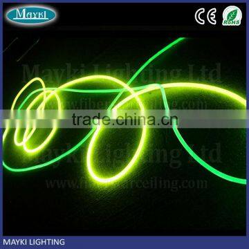 Plastic solid core side glow optical fiber cable for swimming pool lighting with a cheap price