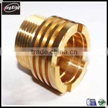 OEM custom machining brass cnc turning drawing parts with good quality guaranty