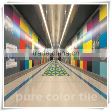 600 x 600mm pure color polished glaze tile (color white,grey,brown,black,etc)