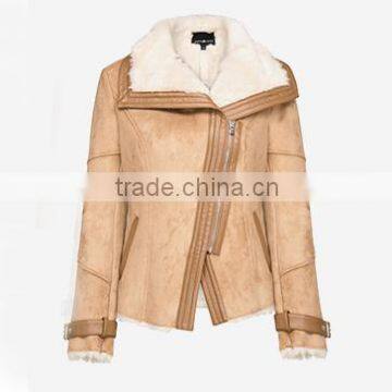 Lambswool Parka Jacket Women Coats