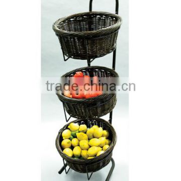 supermarket grocery store fruit vegetable metal display rack