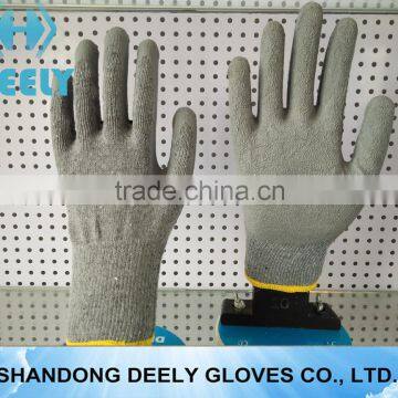 Natural Latex Palm Coated Wrinkle Gloves/industrial Gloves photo-2