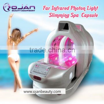 manufature infrared steam sauna infrared bed sap capsule / photon 6 lights 8 pieces LED therapy spa capsule