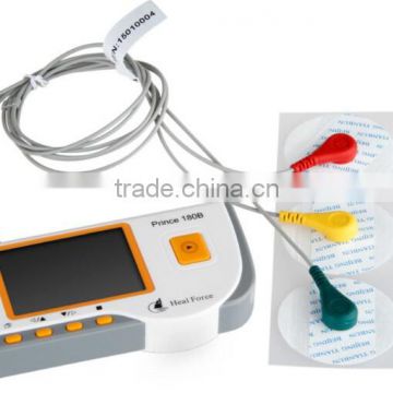 Easy operation Handheld ECG EKG Monitor Electrocardiogram LCD Prince 180B -Maggie