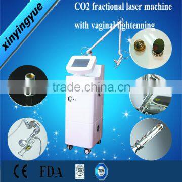 10.6um 100um-2000um 2016 Newest Verginal Co2 Wart Face Whitening Removal Fractional Laser Skin Treatment Machine