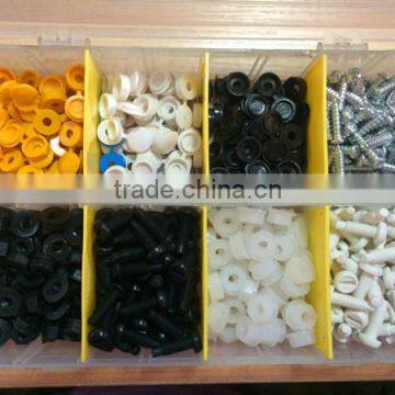 TC BV Certification 420pc Hardware Assorted Plastic Nuts And Bolts