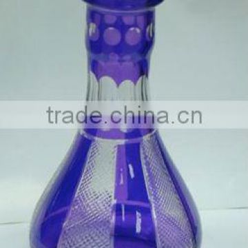 Colored glass bottle vases hookah bottle shisha bottle hookab bottle shisha glass