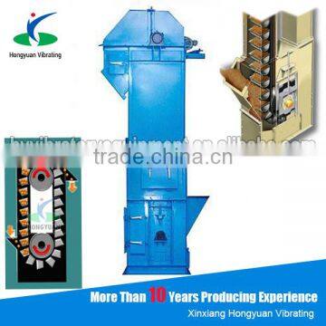 customized height grassive granules and powder lifting bucket elevator