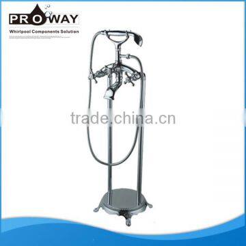 Bathtub Exquisite Floor Freestanding Brass Body Bathtub Faucet