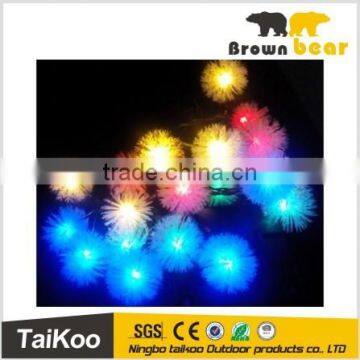 snowflake ball shaped led solar christmas ball light