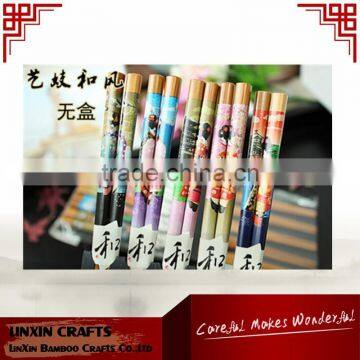 07Japanese reusable wood chopstick wholesales cheap wood chopstick made in china Japanese style