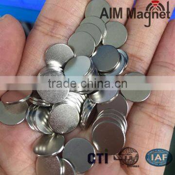 10mm diameter x 1.5mm thick N42 neodymium disc magnets