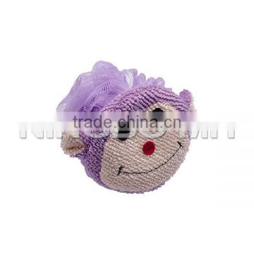 Cute Cartoon Baby Bath Toy with mesh