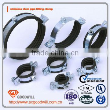 stainless steel pipe fitting hose clamp