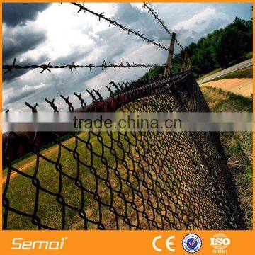 Top-selling high quality chain link fence top barbed wire for sale