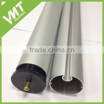 custom design aluminum curtain rod by extrusion