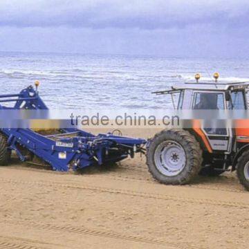 best price good quality tractor use beach cleaning machine beach sweeper with CE certification