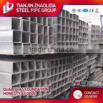 1 / 2 Inch - 4 Inch Dia Cold Rolled Steel Square Tube / Pre Galvanized Square Tube With Factory Price photo-5