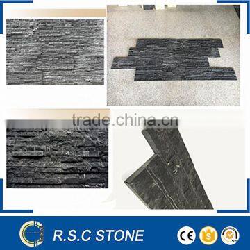 Nero marquina marble cultured stone cladding