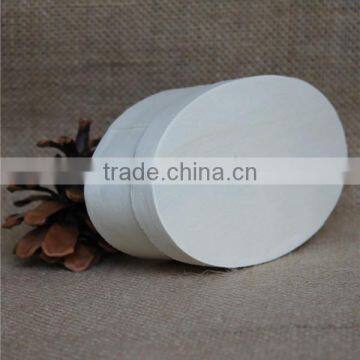Oval Cheap Natual Balsa Wood Craft Oriental Jewelry Box photo-2