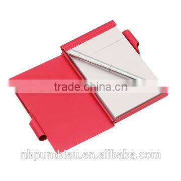 metal business card holder ,card holder with ballpen