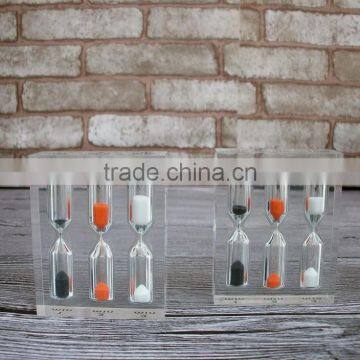 Clear Resin Block Timer Creative Mini 1minute Count Down Timer photo-4