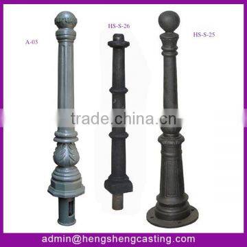 H700mm customized cast iron casting bollard