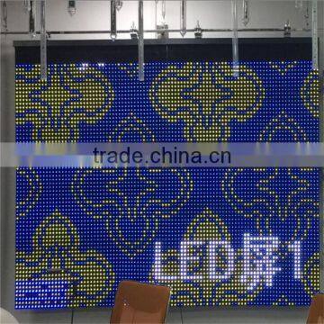 Indoor Led Ceiling Light Curtain x Video Flexible Curtain Led Display photo-5