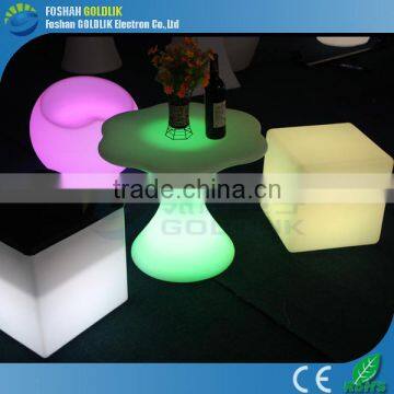 3d color led cube 16 Inductive charging rechargeable illuminated GKC-040RT