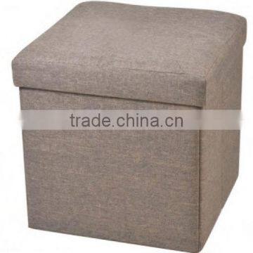 Stain Resistant Storage Stool With Removable Lid photo-2