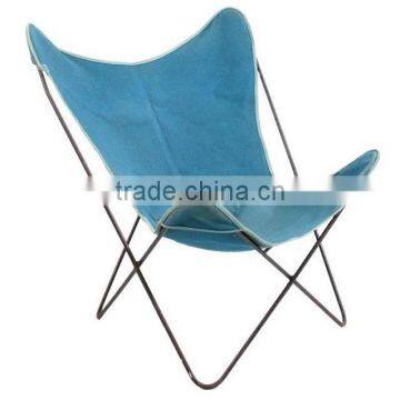 Hot sale easy folding padded butterfly chair from China