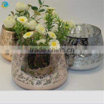 unique glass vases used wedding decorations