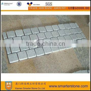 Cheap granite paving stone white stone