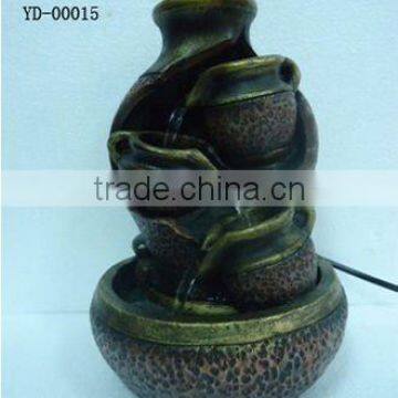 Bottle gourd shape fountain